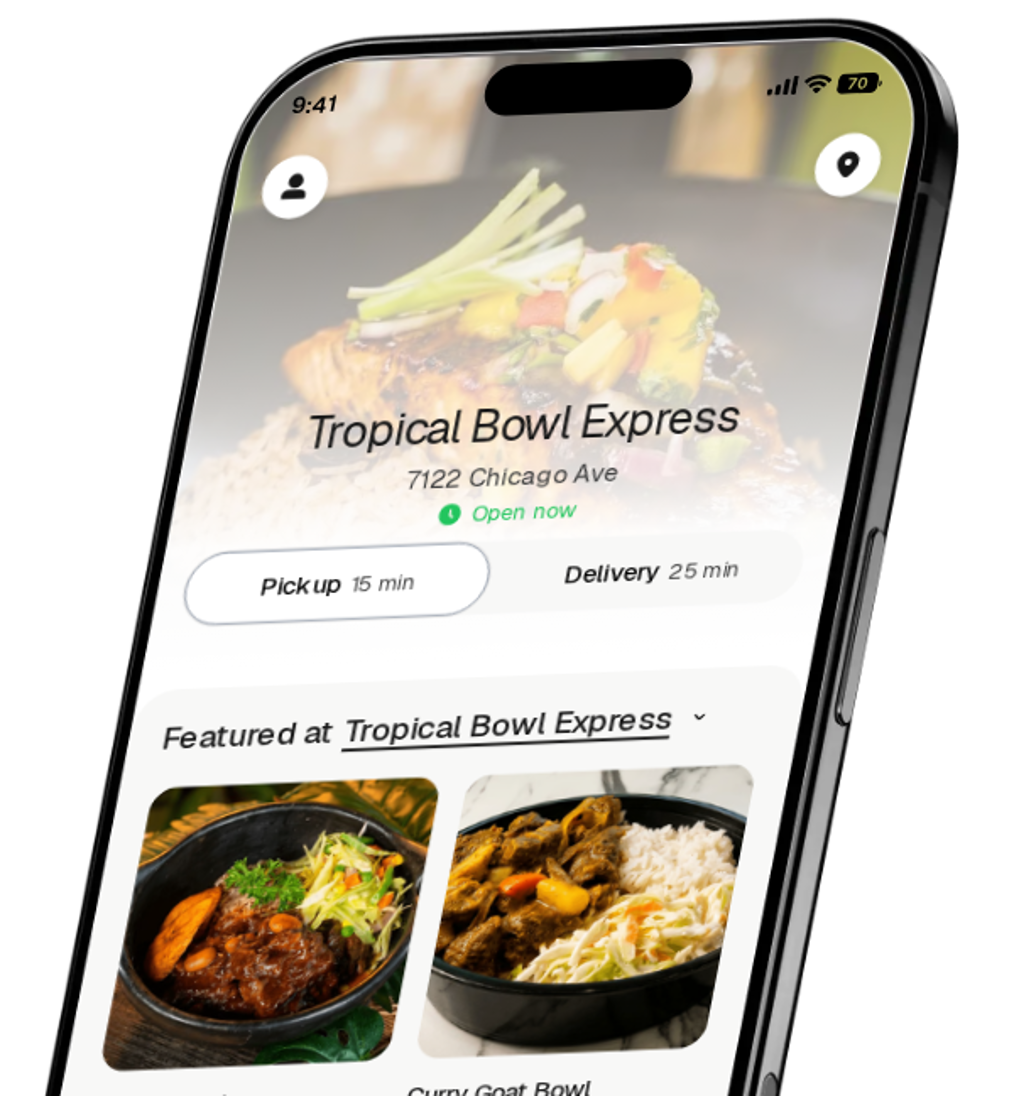 Tropical Bowl Express app preview